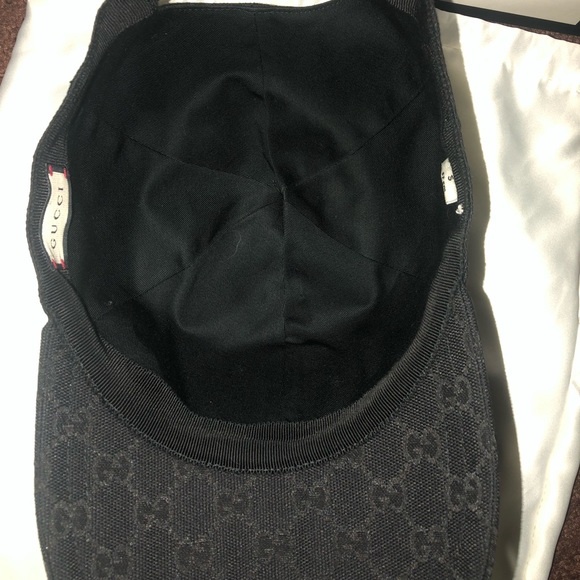 Gucci blk baseball hat small excellent condition main image 7